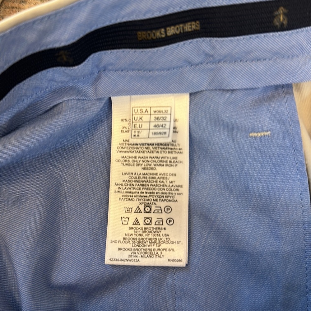 Brooks Brothers lightweight Advantage Chino Clark fit - Picture 4 of 5